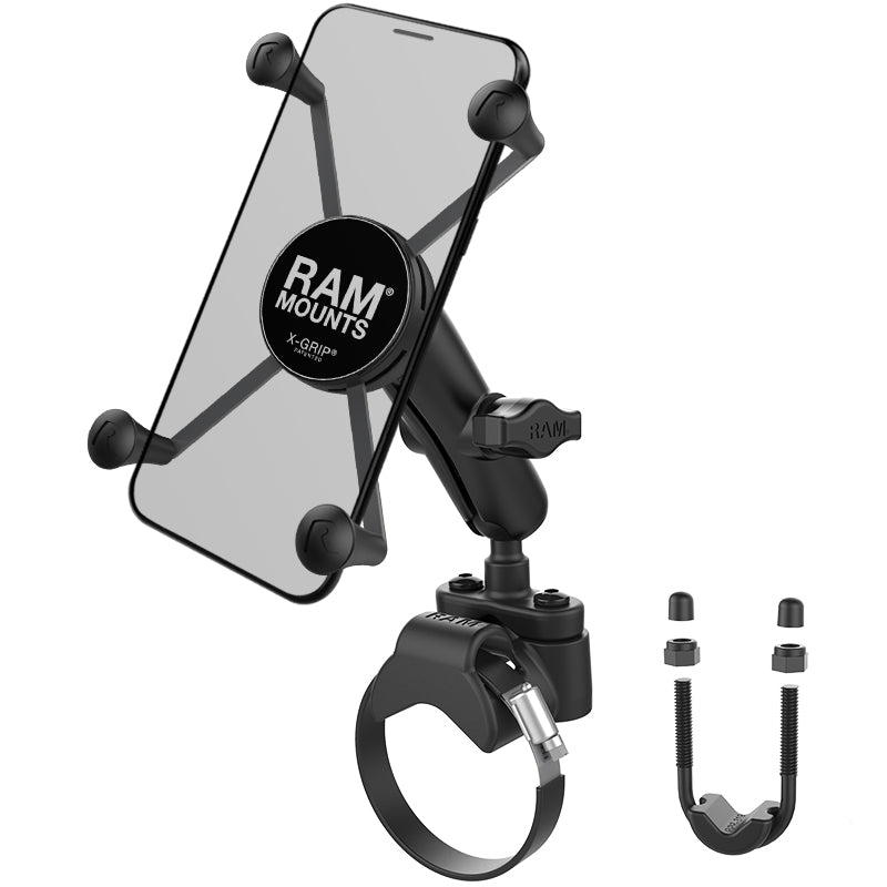 RAM® X-Grip® Large Phone Mount with Roll bar Base