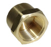 Pipe Cap, Brass 1/4" 108C Fitting