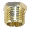 Brass Hex Head Pipe Plug 109XC Fitting