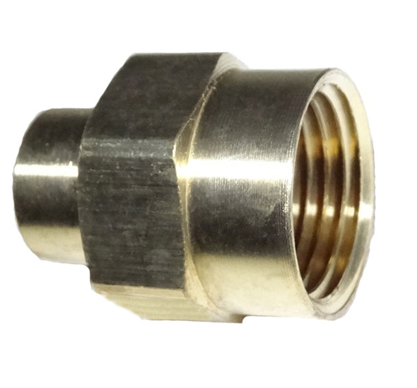 Brass Pipe Coupling 1/4 x 1/8 119C Fitting
