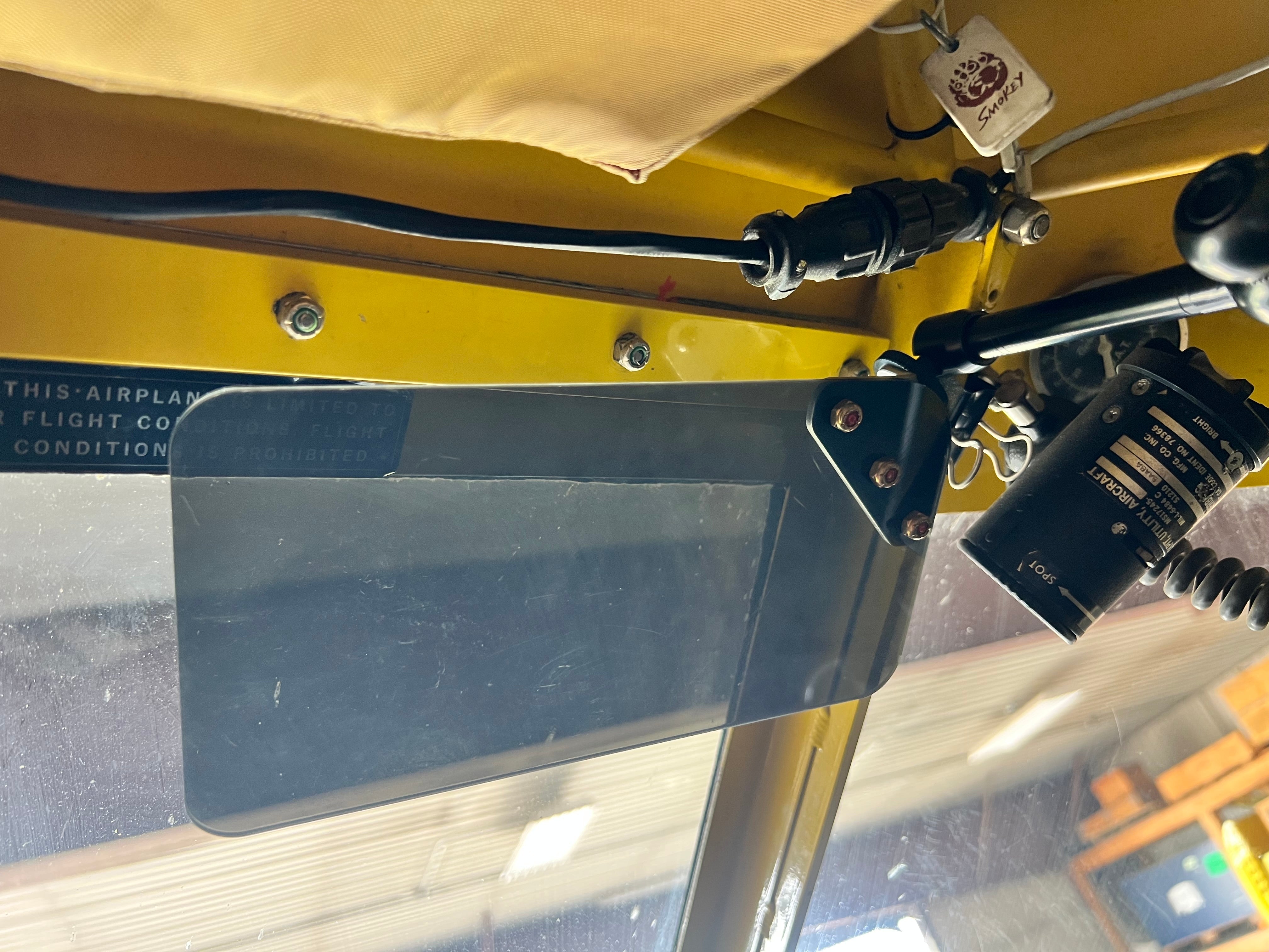 NEW! ARTICULATING ARM SINGLE KNOB SUN VISOR