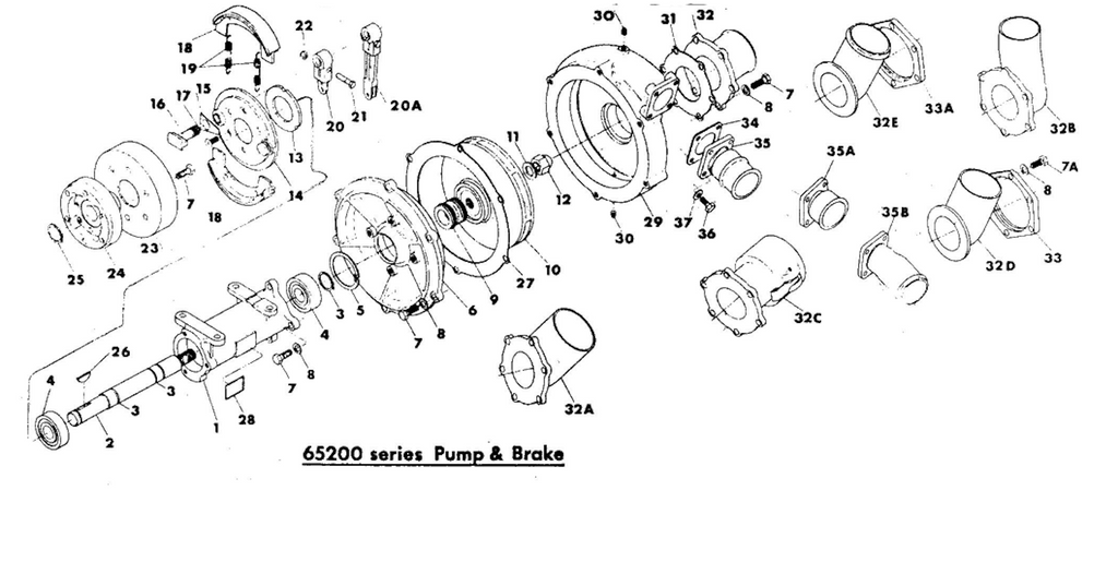 Agrinautics 65200 Series  2-Inch Body Mounted COMPLETE PUMP Medium Aircraft