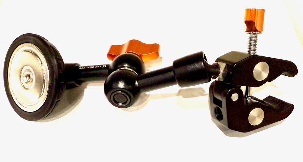 6" Articulating Arm With Clamp and Neodymium super magnet for Phone or Tablet