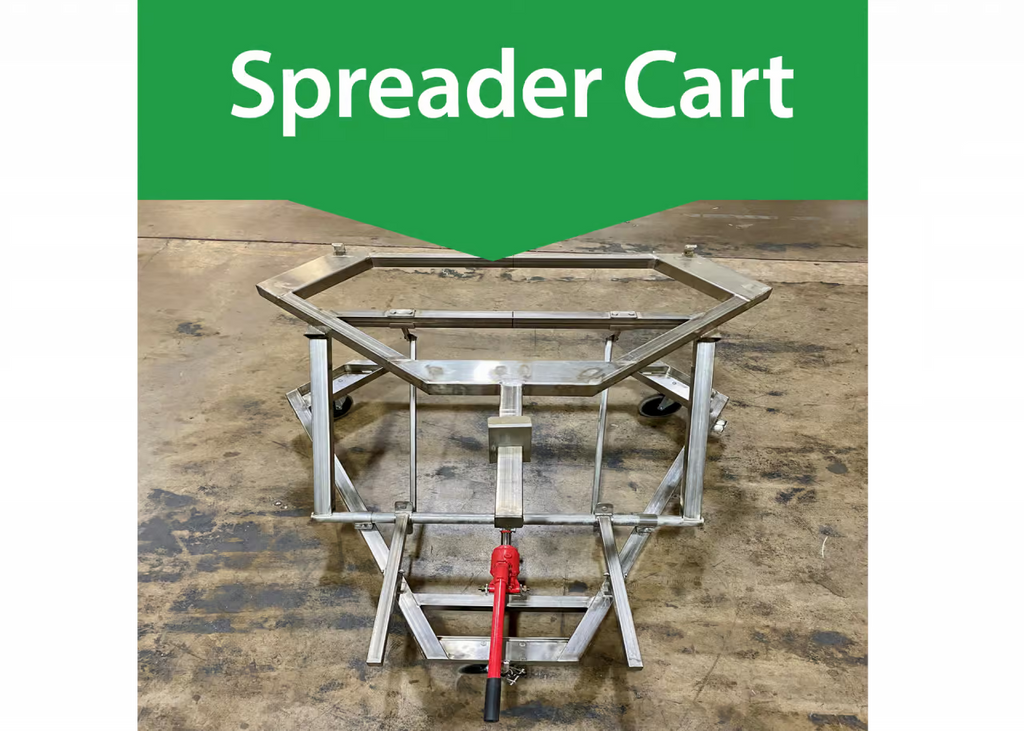 Transland Spreader Cart – Stainless Steel (50067)