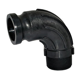 TerreMax 200FSWP90 2 Inch MPT 90 Degree Sweep x 2 Inch Male Camlock | Ag Hose Fitting