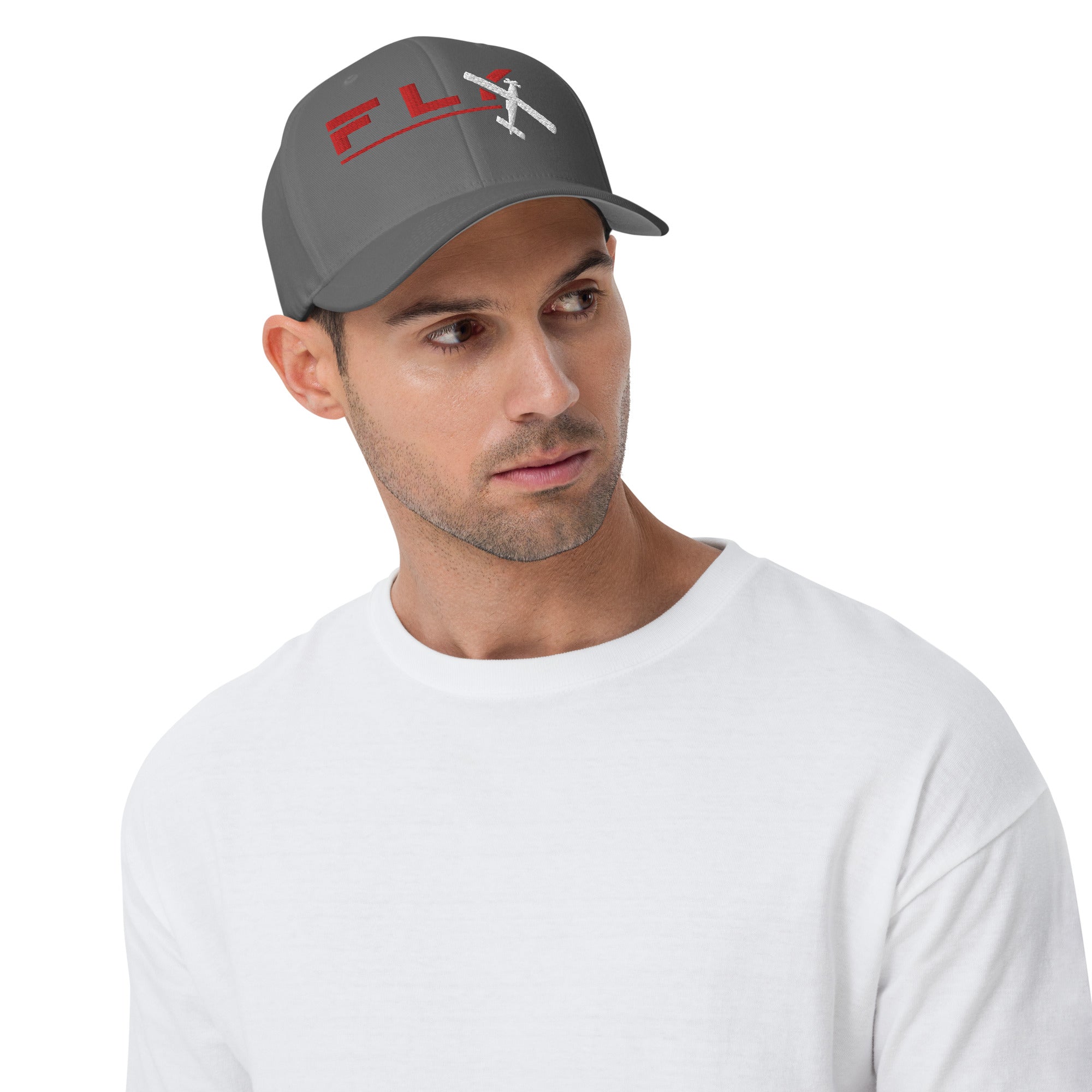 Fly Red Structured Twill Cap