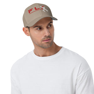 Fly Red Structured Twill Cap