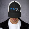 Fly Blue Trucker Cap