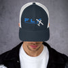 Fly Blue Trucker Cap
