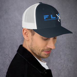 Fly Blue Trucker Cap