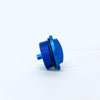 BLUE ANODIZED WINDSHIELD WASHER FILL COVER