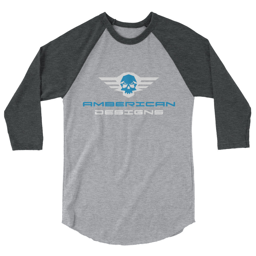 Amberican Designs 3/4 sleeve raglan shirt