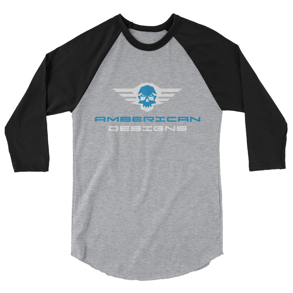 Amberican Designs 3/4 sleeve raglan shirt