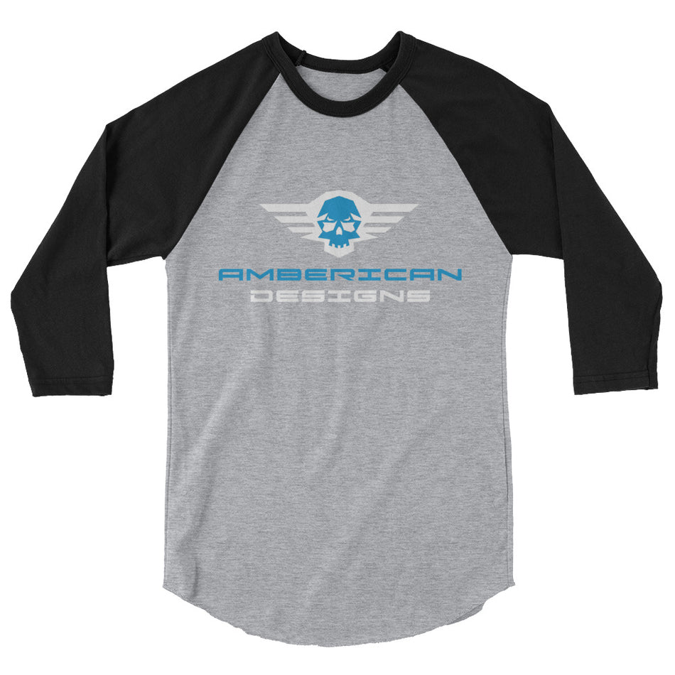 Amberican Designs 3/4 sleeve raglan shirt